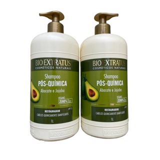 Kit 2 Shampoo limpeza Nutritiva Shitake 1 L Bio Extratus - poliitens