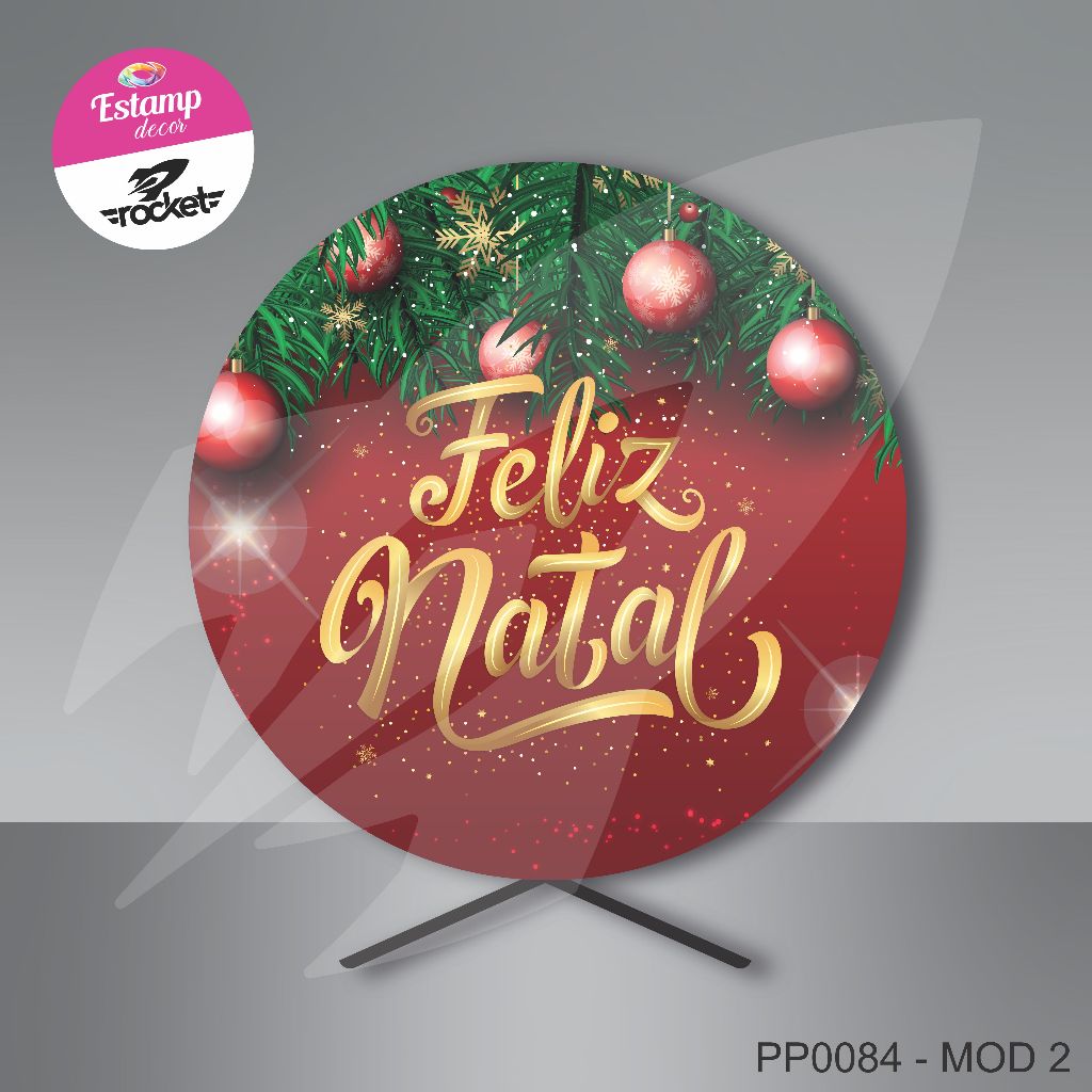 Painel Temático Feliz Natal 6 Veste Fácil C/ Elástico