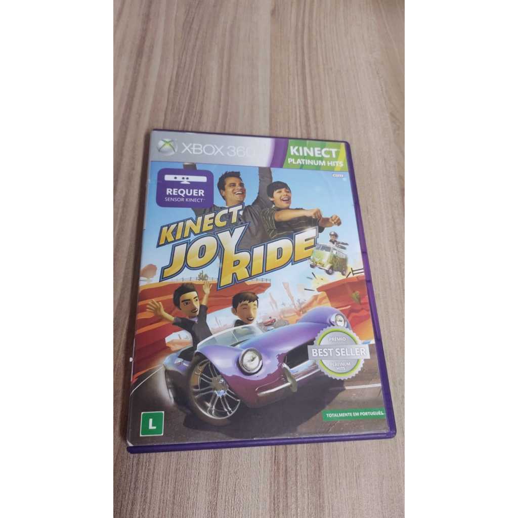 Jeu Kinect Joy Ride Complet Pour Xbox 360 - Version Française - Bon état Boîte Et Disque