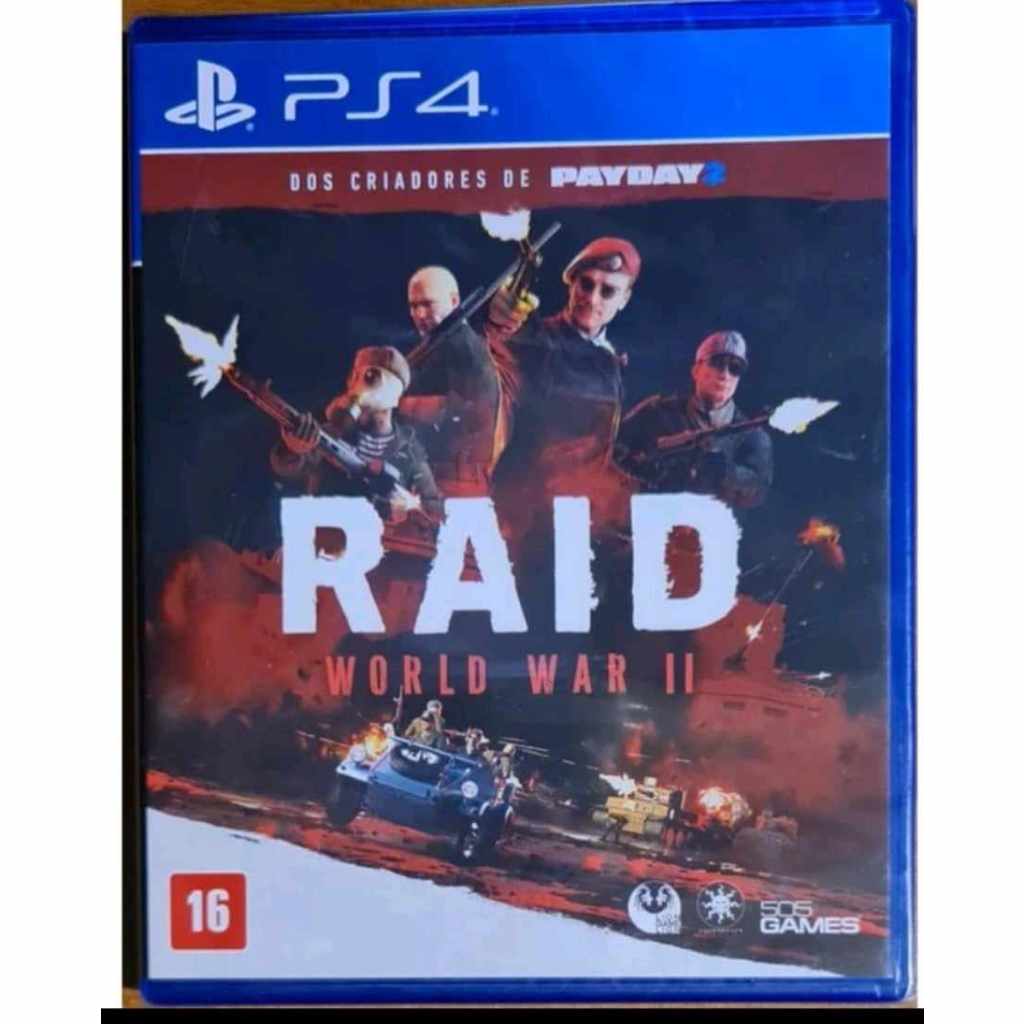 Jogo Novo Midia Fisica Raid World War 2 Original Para Ps4 - Faz a Boa!