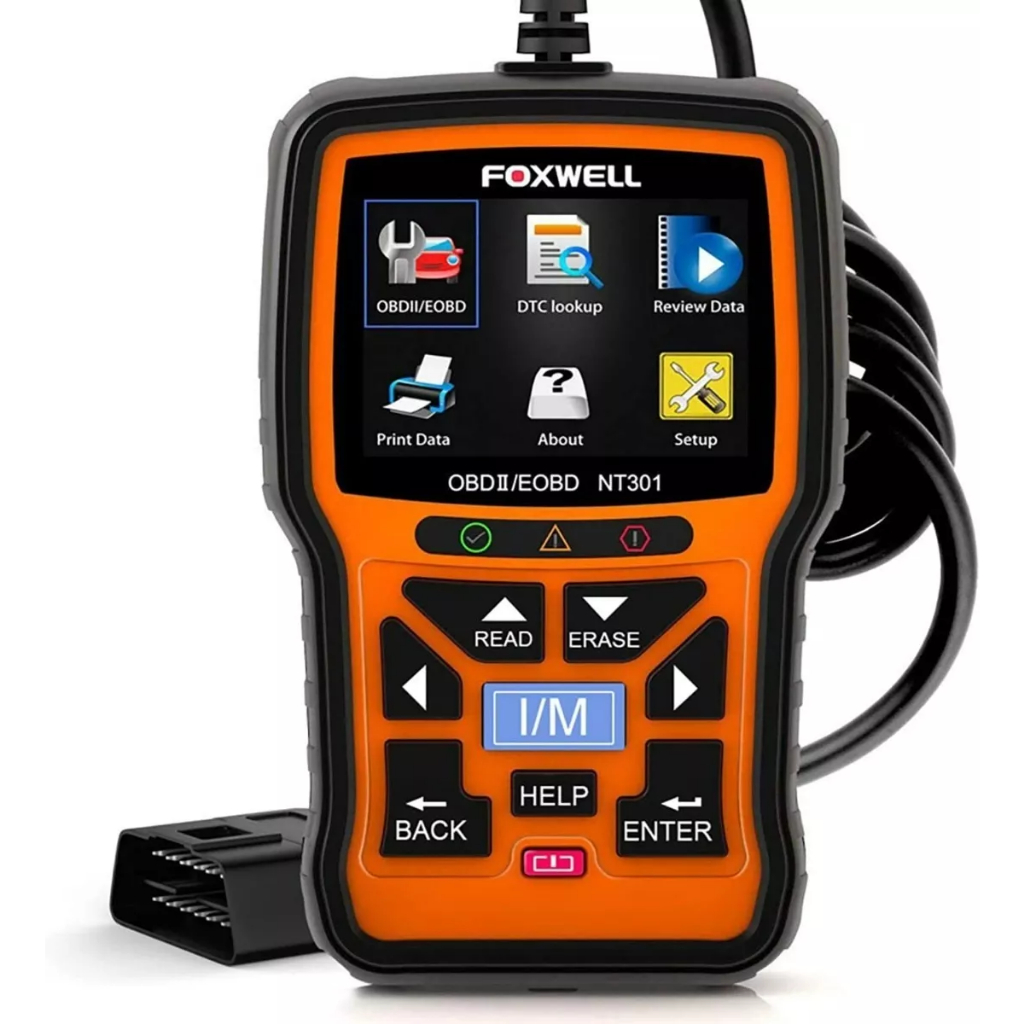 Scanner Diagnóstico Foxwell Nt301 Obd2 Diesel Em Português