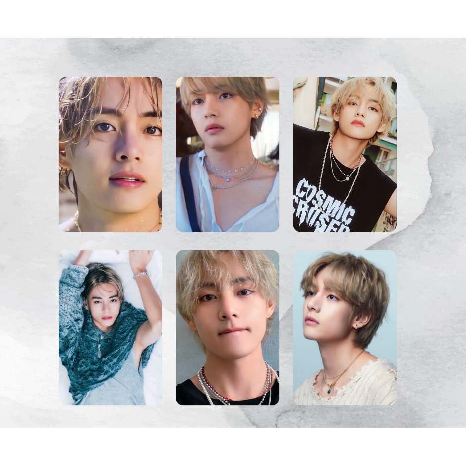 Kpop - V Taehyung - Photocards fanmade com verso- BTS | Shopee Brasil