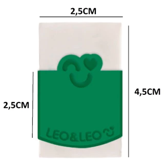 Borracha Plástica Branca com Capa Leo&Leo 4,5cm Termoplástica Artigo Escolar Papelaria Resistente Universal em Oferta na Shopee