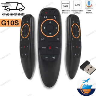 Controle Remoto G10s Mouse Para Smart TV - TV Box Com Controle de Voz - Giroscópio Air Mouse