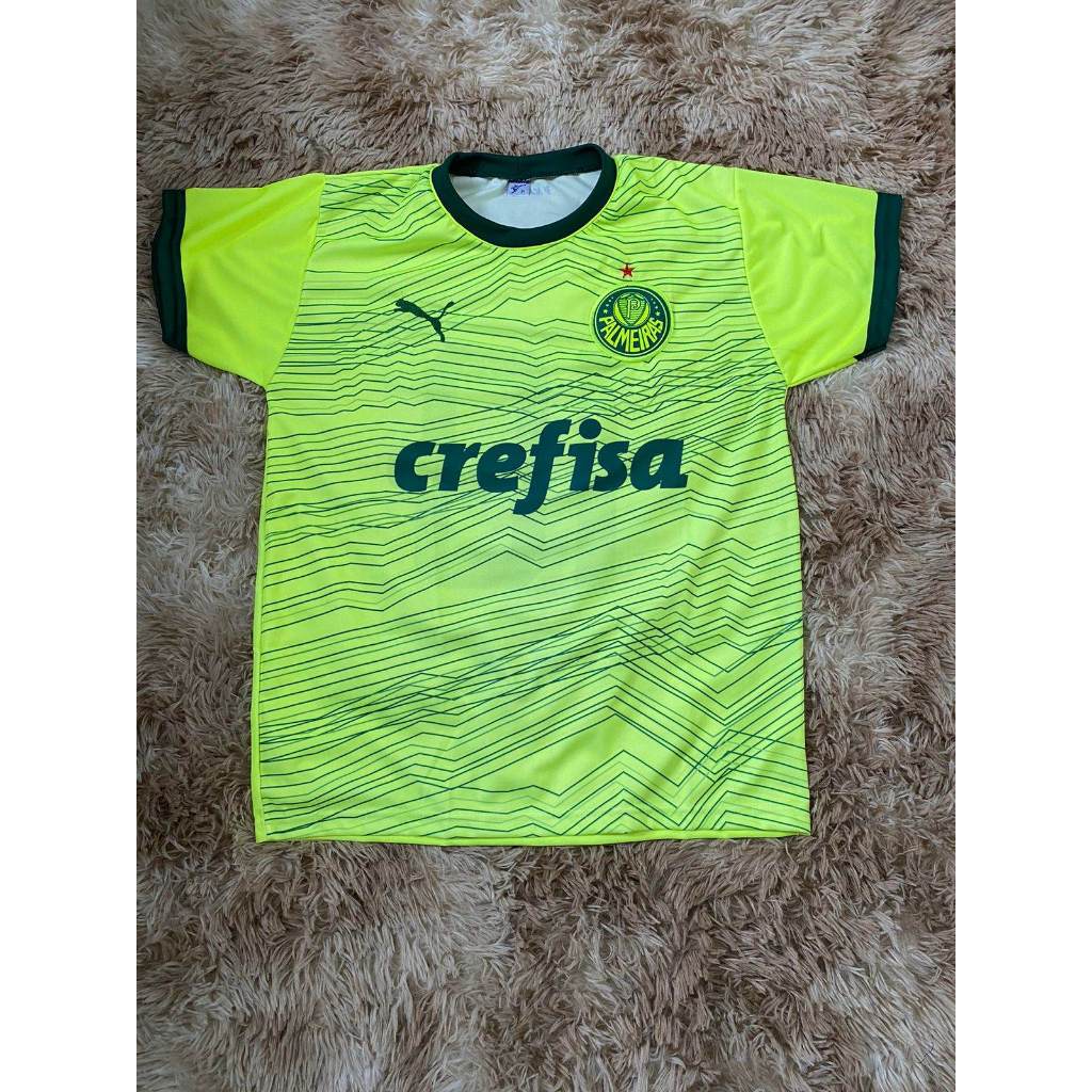 Camisa Palmeiras Verde Limão Camiseta Time de Futebol | Shopee Brasil
