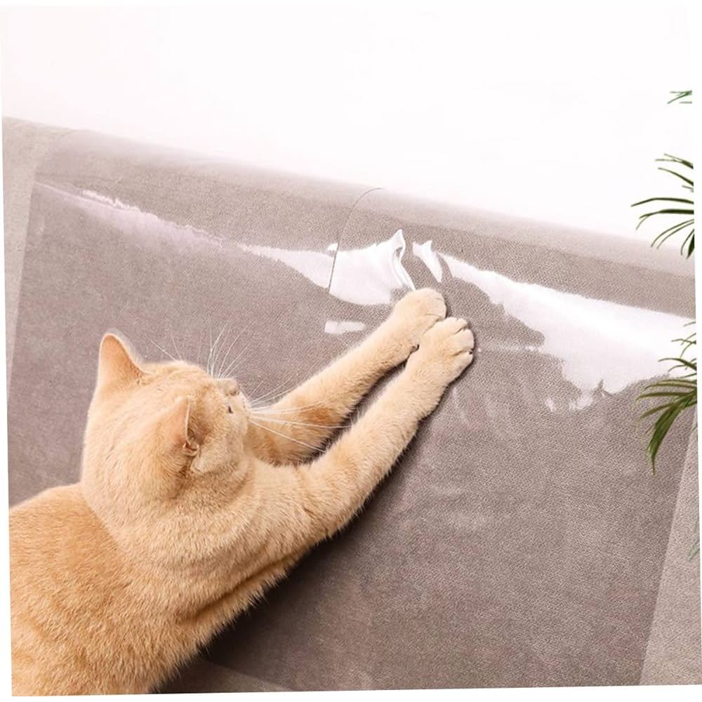Filme anti arranhador / arranhão para Móveis de Gato Transparente discreto Pelicula Protetora Sofá Mesa Cadeira cama box auto colante Grande
