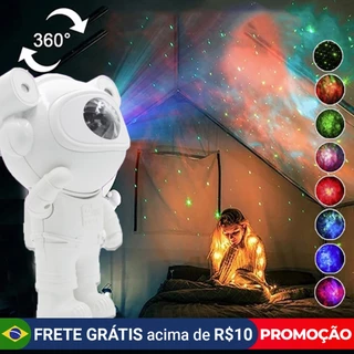 Galaxy Star Projetor Céu Estrelado Luz Da Noite Astronauta LED Lâmpada Room DecorCrianças Luz Da Noite Presentes projetor Home Decor Quarto Luminárias Natal Presente