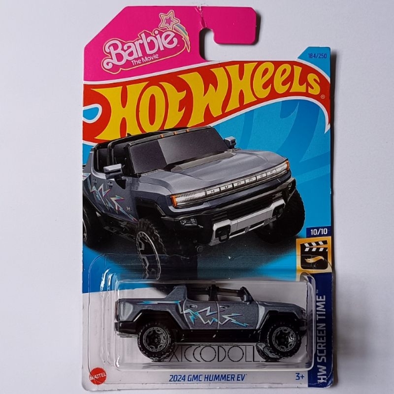 Miniatura Carrinho Hot Wheels Ken 2024 GMC Hummer EV Barbie The Movie Mattel