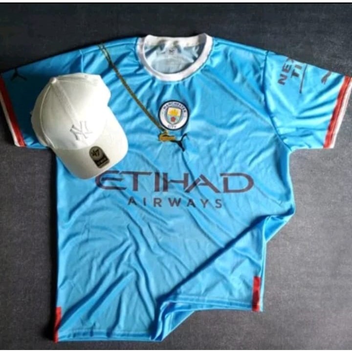 Camisa do Manchester City Home 2023/2024 Azul – Versão Jogador