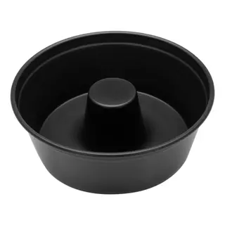 Forma Assadeira Redonda Antiaderente para Bolo / Pudim / Doces com tubo 20cm