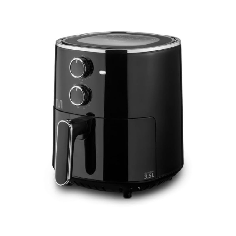 Gaabor Fritadeira Elétrica Air Fryer 4L 1450W Analógica Visor Transparente  Tecnologia Cyclone 360 127v : : Cozinha