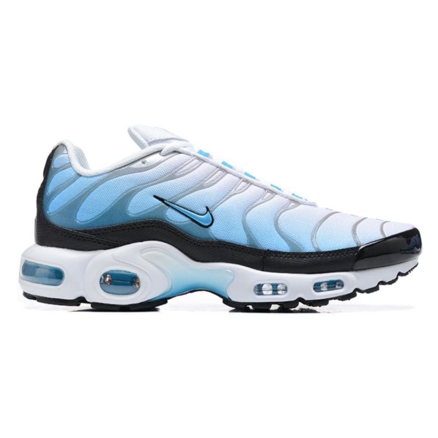 Tênis Esportivo Air Max TN Plus Baltic Blue Premium , Unissex , Alta Qualidade , Corrida , Caminhada , Dia a Dia Confortável , 1° Linha