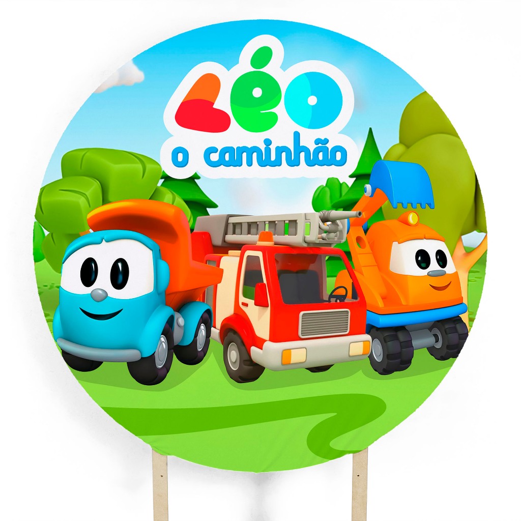 30 Personalizados do Léo o Caminhão Curioso