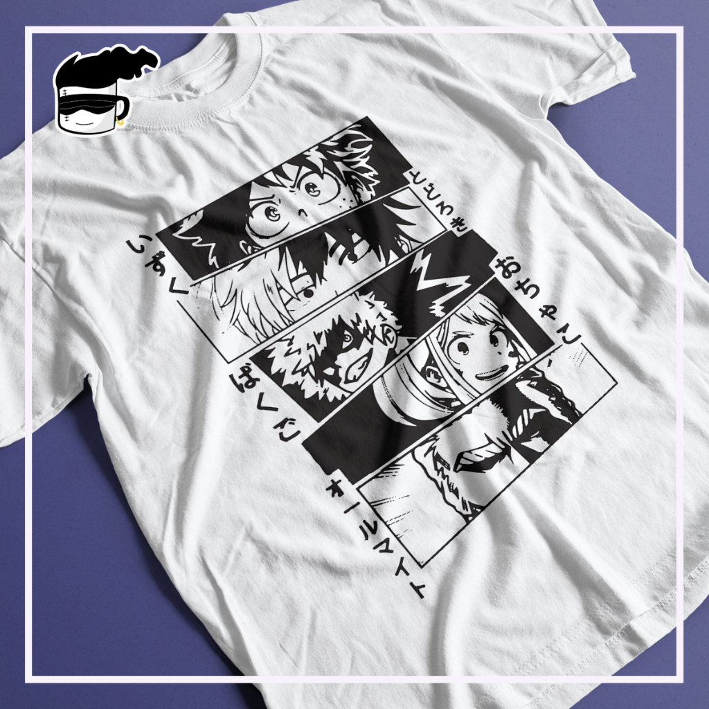 Camisa My Hero Academia Unissex Anime Boku No Hero Shoto Todoroki