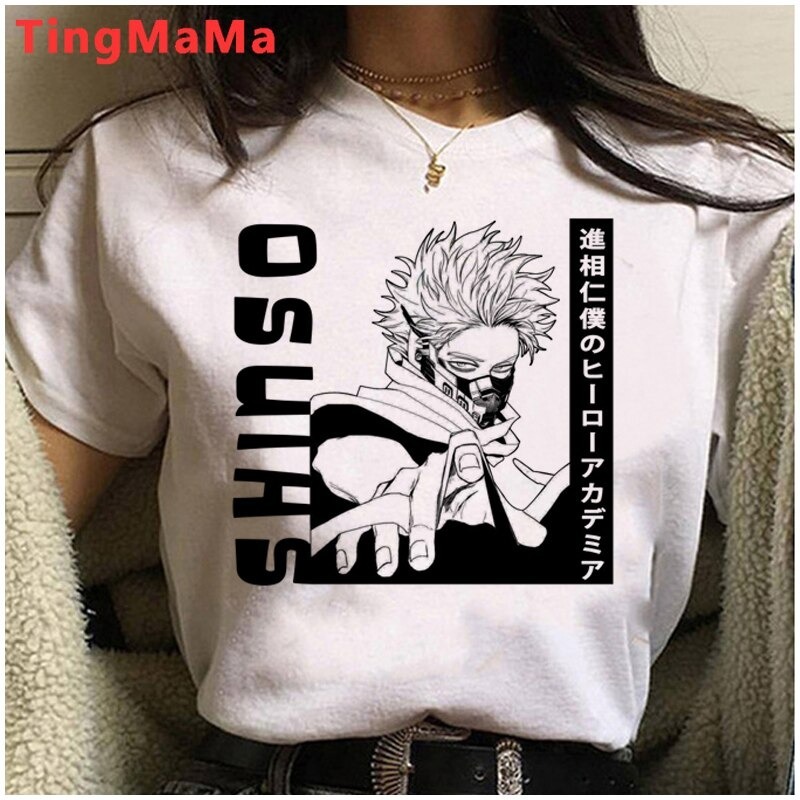 Camisa My Hero Academia Unissex Anime Boku No Hero Shoto Todoroki