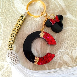 Chaveiro em resina personalizado mod. Mickey ou Minnie