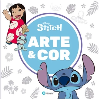 Arte E Cor Stitch Disney Livro Grande De Colorir