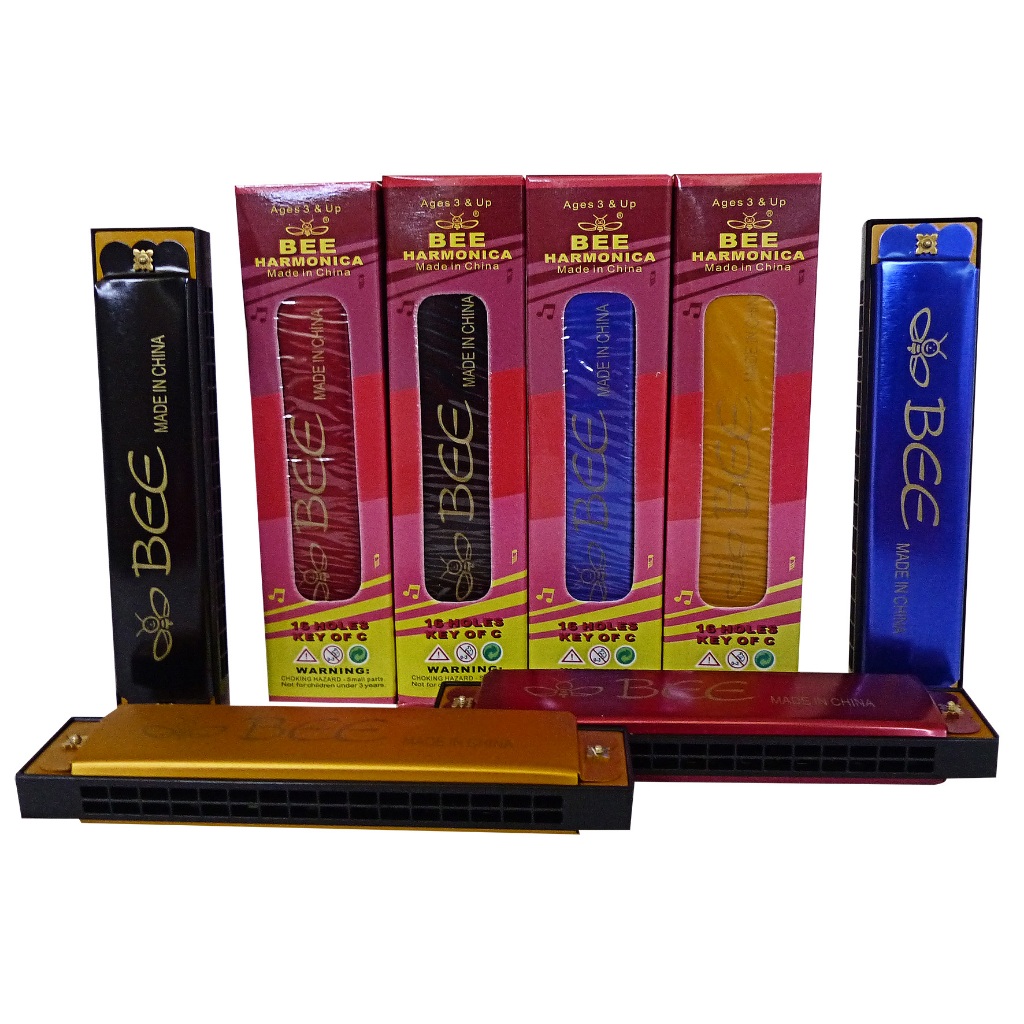 Gaita Harmônica 32 Furos (2 Linhas De 16) Bee OS-312 - HM TOYS
