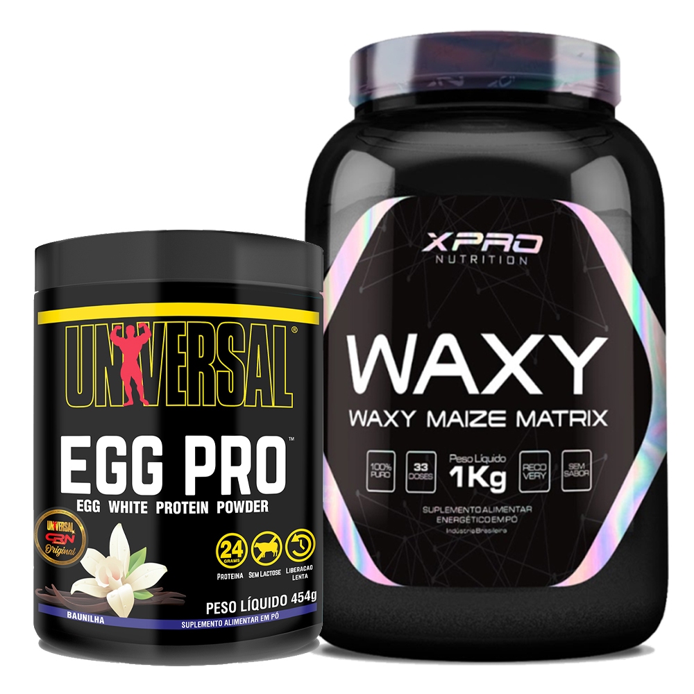 Kit Egg Pro 454g – Universal + Waxy Maize 1Kg – Xpro Nutrition
