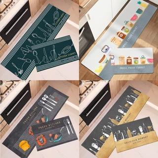 Kit 2 Peças Passadeira Belga Para Cozinha Antiderrapante Fácil de Limpar Macia