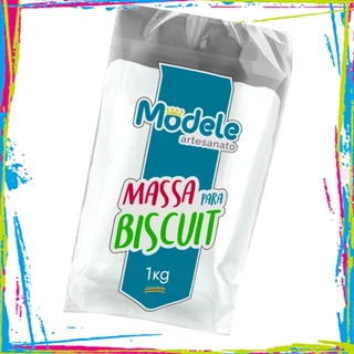 Massa para Biscuit Natural 1kg Modele