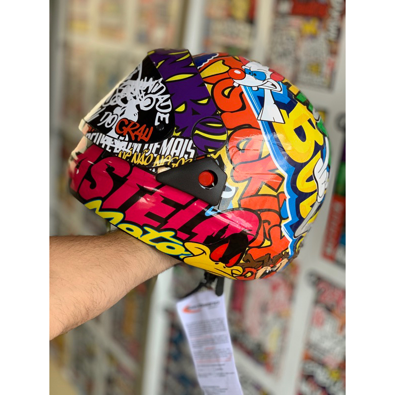 Capacete San marino Adesivado