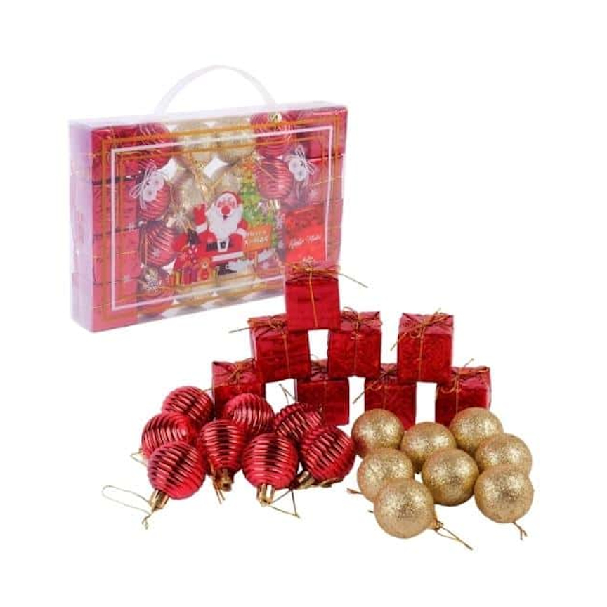 24 Pendentes Para árvore 5cm Natal Luxo Para dar de Presente