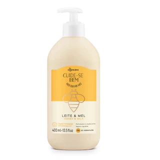 Loção Hidratante Desodorante Corporal Cuide-se Bem Leite e Mel 400ml