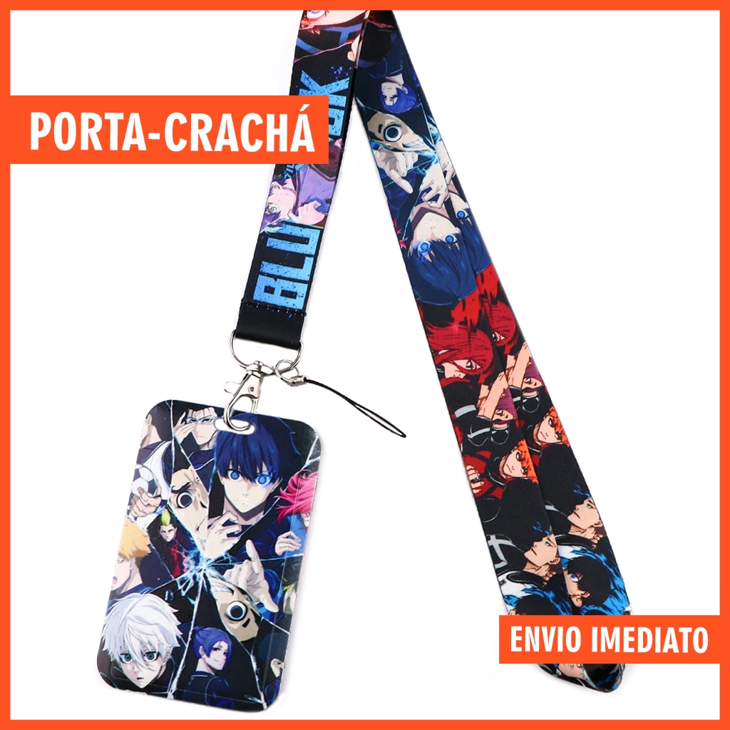 Blue Lock - Chaveiro com Porta Crachá
