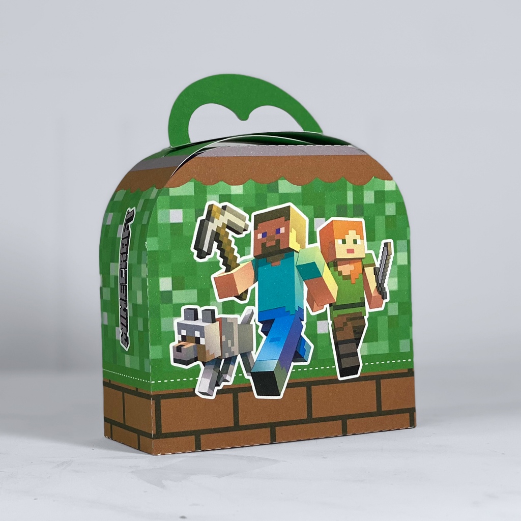 Enderman - Caixa Lembrancinha Tema Minecraft