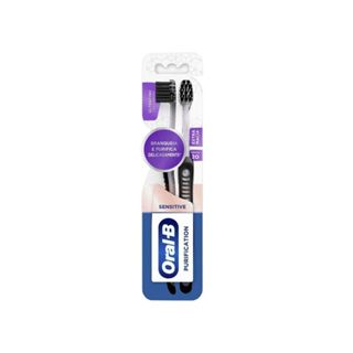Escova Dental Oral B 3D Whitening Therapy Purification C/2Un