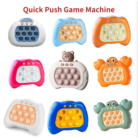 Jogo Pop IT Eletrônico Game Sensorial Fidget Toys Push Bubbles Console Infantil Interativo Brinquedo para Alívio