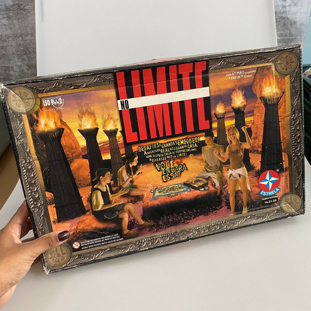 Antigo Jogo De Tabuleiro No Limite Estrela *completo* - R$ 299,99