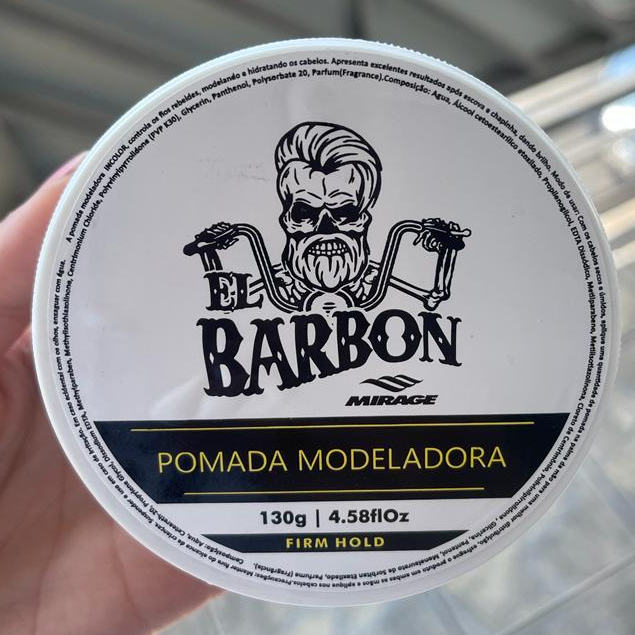POMADA MODELADORA INCOLOR EL BARBON - 130G POMADA INCOLOR EL BARBON - 130G POMADA EL BARBON INCOLOR 130G