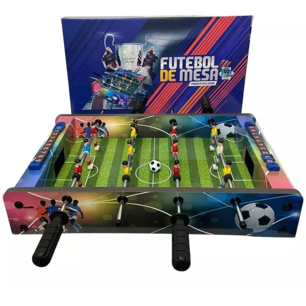 Jogo De Futebol - Pebolim Game - 400A - Braskit - Real Brinquedos