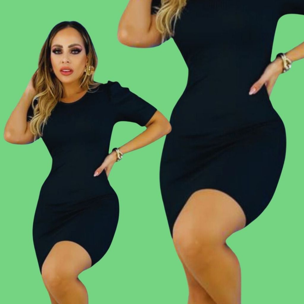 Vestido simples hot sale malha