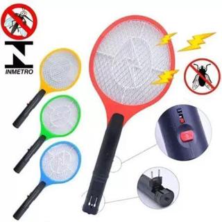 Raquete mata mosquito elétrica recarregável selo inmetro