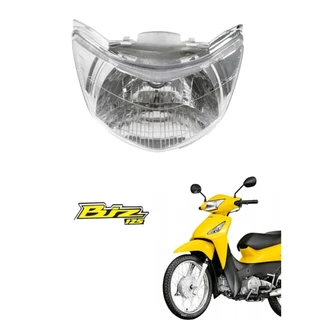 Bloco Optico Do Farol Modelo Moto Biz 125 2006 á 2010