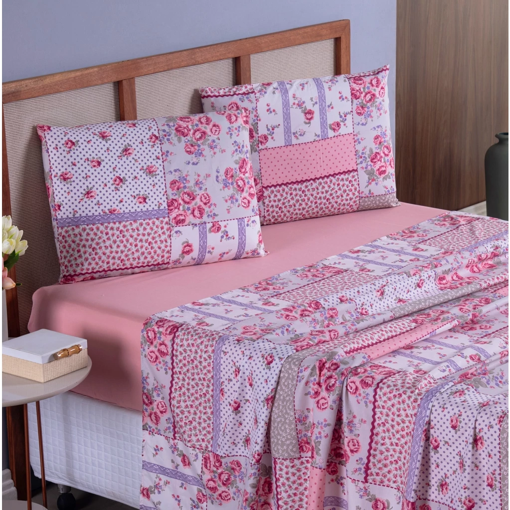 Jogo de cama MICROPERCAL 400 FIOS CASAL
