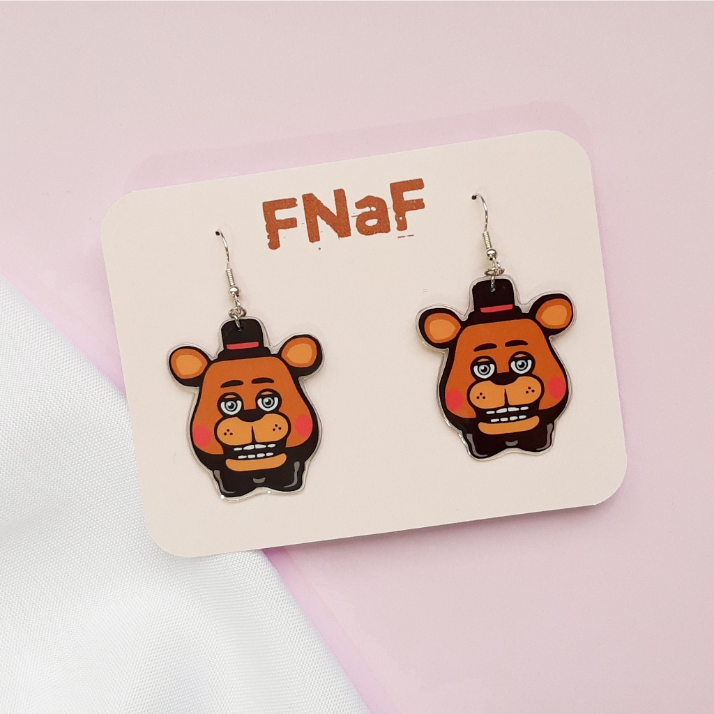 FNaF Foxy Earrings Perler (Five Nights at Freddy's Movie Cosplay