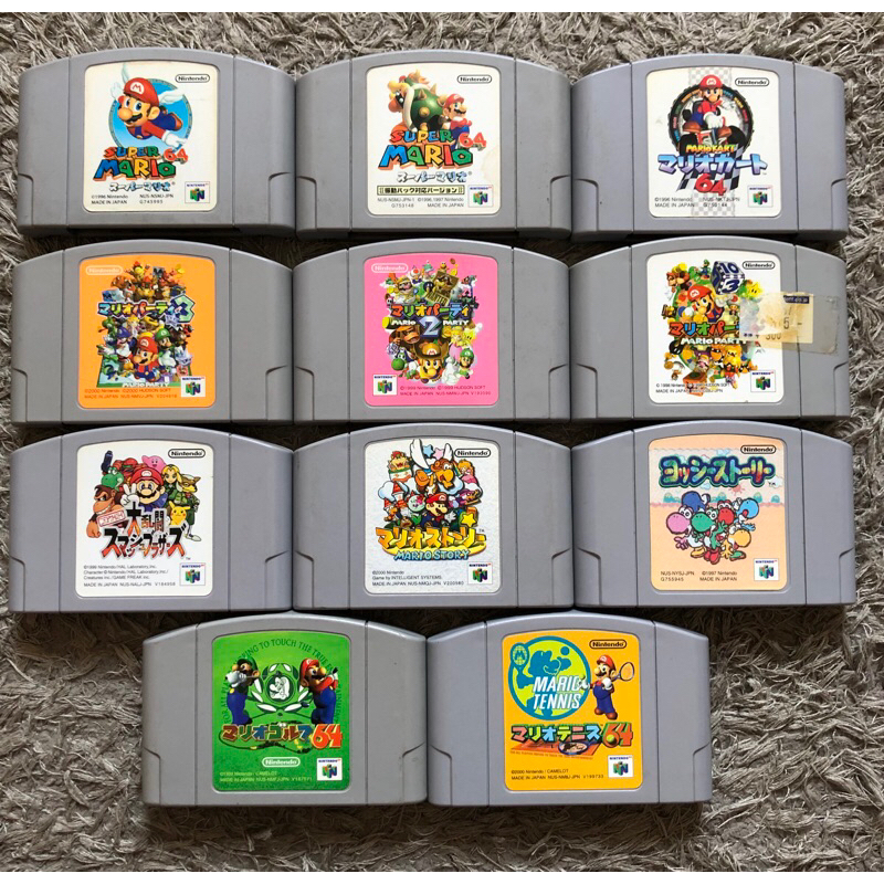 MARIO - NINTENDO 64 - JOGO ORIGINAL - JAPONES