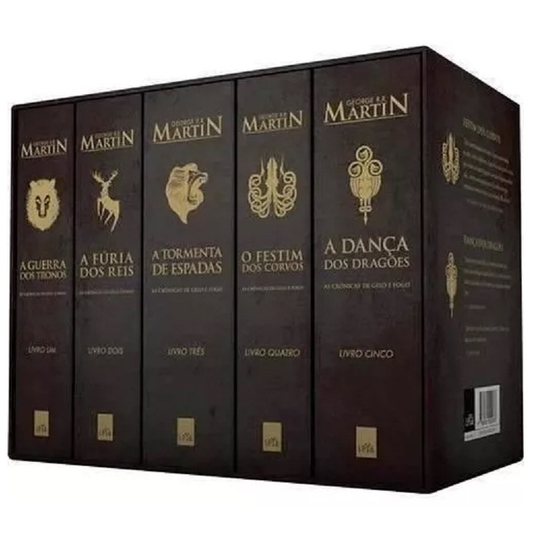 Game of Thrones As Crônicas de Gelo e Fogo Edição de Colecionador Box 5 ...