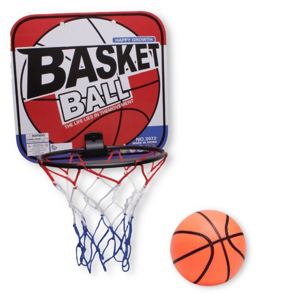 Kit de Basquete Infantil - Bola + Rede + Cesta