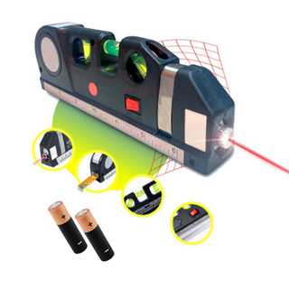 Nível Laser Profissional Trena Level Pro3 Estágios 3 Níveis Nivelador Bolha Tripé Construção