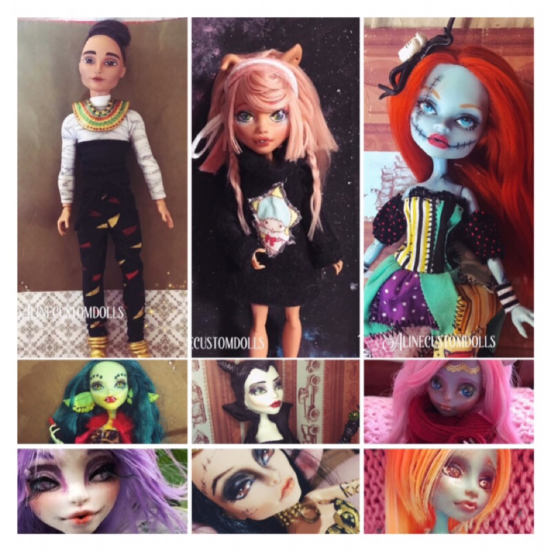 Repaint em Bonecas Monster High