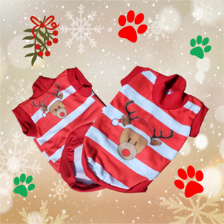 Ipetboom Roupa De Cachorrinho 3Pcs Camisa De Lã Roupas De Camisa De Pequeno  Boneco De Neve Traje De Roupas De Natal Para Para Festa Pano De