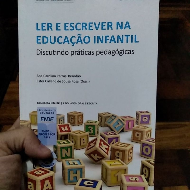 Livro Ler e Escrever na educação Infantil. | Shopee Brasil