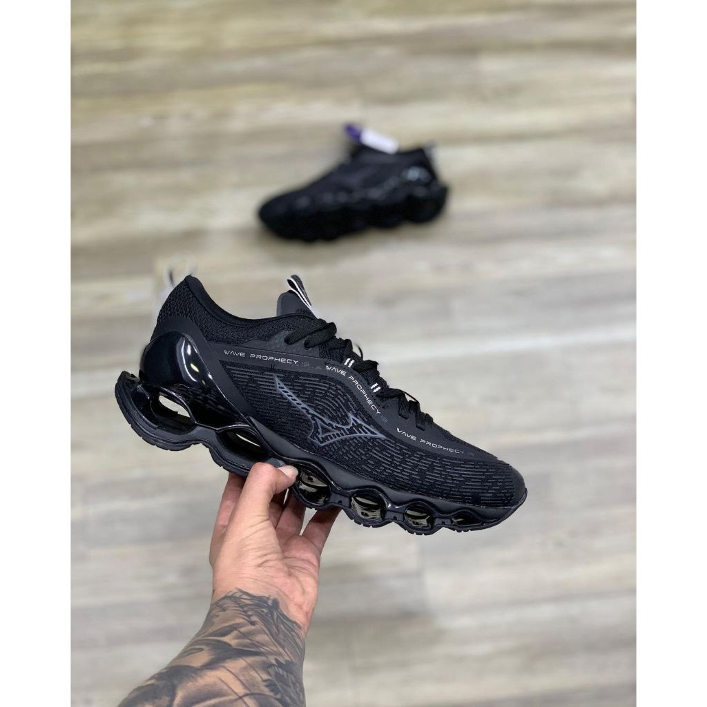 Tênis Mizuno Wave Prophecy 13 Preto Vietnã