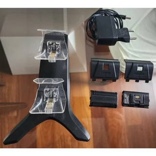 Carregador Duplo Xbox One + 2 Baterias ENERGIZER - Usado