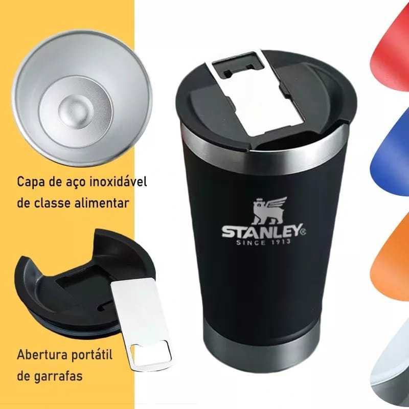 Copo Térmico Stanley 473ml com Tampa - Supercampo